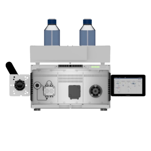 Isocratic and compact preparative HPLC system